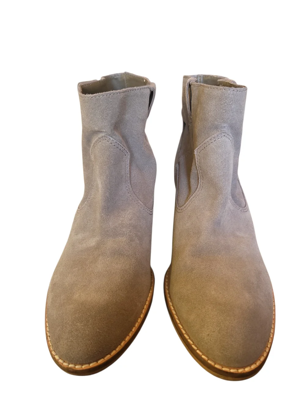 Dolce Vita Taupe Suede Ankle Boots